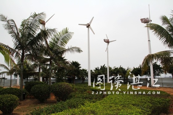 金沙湾景观风车将“变身”为风电站