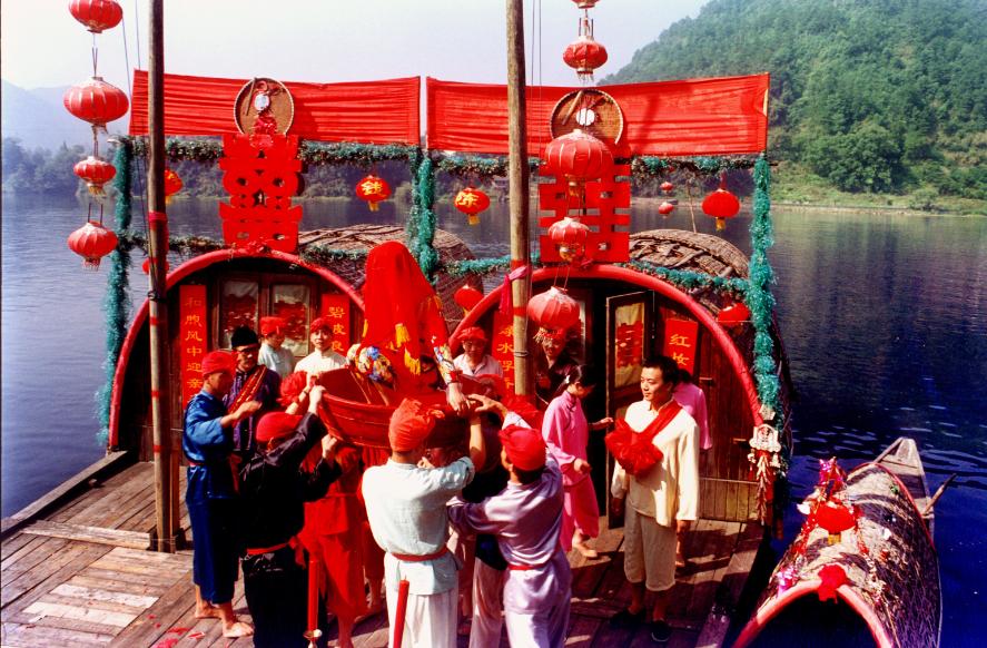 民俗风情《木船》之——苏北渔家水上婚礼